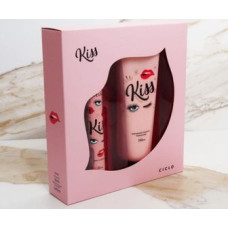 KIT Kiss Ciclo Cosméticos Feminino - Deo Colônia 30ml + Hidratante Corporal 240ml