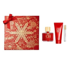 Kit Perfume CH EDT Feminino Carolina Herrera 100ml + Loção Corporal + Travel Size 10ml