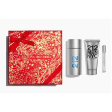Kit 212 Men NYC de Carolina Herrera EDT 100ml + After Balm 100ml + Travel Size 10ml