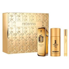 Kit Perfume Paco Rabanne Million Gold Eau de Parfum Intense 100 ml Masculino + Desodorante 1 Million 150 ml + Miniatura 10 ml