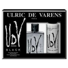 kit UDV Black Ulric de Varens Masculino - Eau de Toilette 100ml + Body Spray 200ml