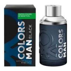 Colors Man Black Benetton Eau de Toilette - Perfume Masculino 200ml