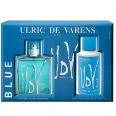 kit UDV blue Ulric de Varens Masculino - Eau de Toilette 100ml + Body Spray 200ml